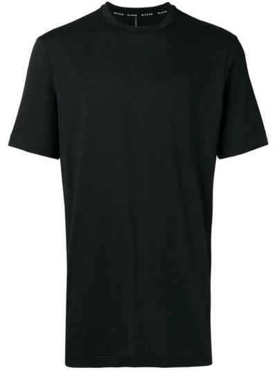 Blackbarrett Drawstring Hem T-shirt In Black