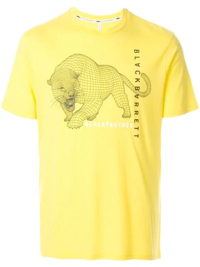 Blackbarrett Trouserher Print T-shirt In Yellow