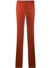 Pt01 Slim-fim Chino Trousers In Red