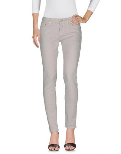 Dondup Denim Pants In Light Grey