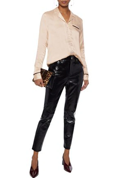 J Brand Sateen Shirt In Blush