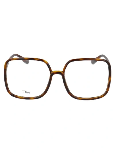 Dior Eyewear In Dark Havana