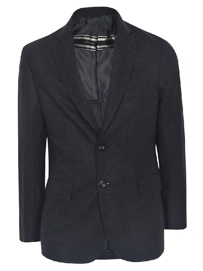 Brioni Single Breasted Suit In Black