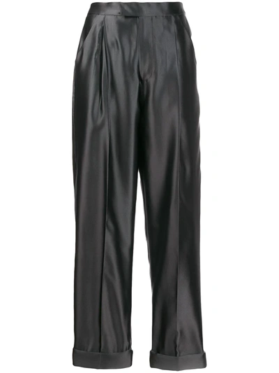 Tom Ford High-rise Tailored Trousers In Grey