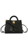 Mulberry Small Iris Tote Bag In Black