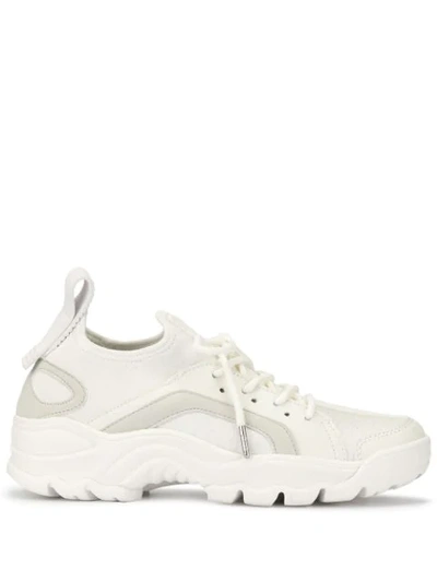 Kendall + Kylie Panelled Chunky Trainers In White