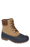Sperry Cold Bay Duck Boot In Taupe/ Navy