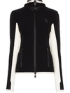 Moncler Slim Fit Hooded Jacket In Black ,white