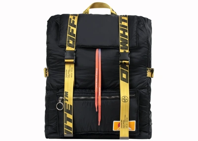 Pre-owned Off-white  Oversize Puffy Backpack Black