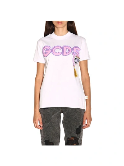 Gcds T-shirt T-shirt Women  In White