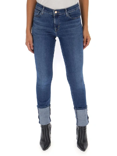 J Brand Maude Mid Rise Jeans In Blue