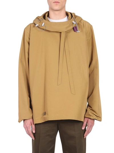 Lanvin Oversized Hooded Jacket In Beige