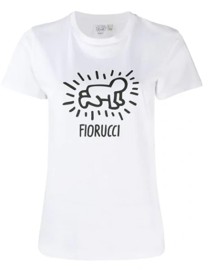 Fiorucci Keith Haring T-shirt In White