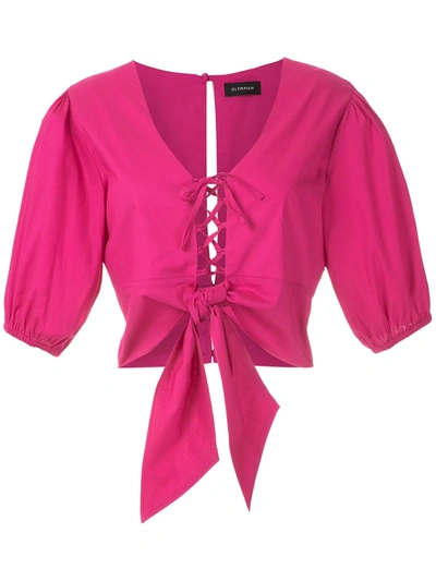 Olympiah Viorne Cropped Top In Pink