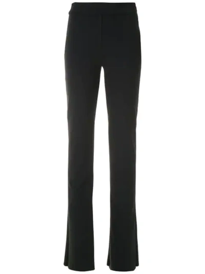 Gloria Coelho Straight Trousers In Black