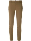 Gloria Coelho Belted Cropped Trousers In Neutrals