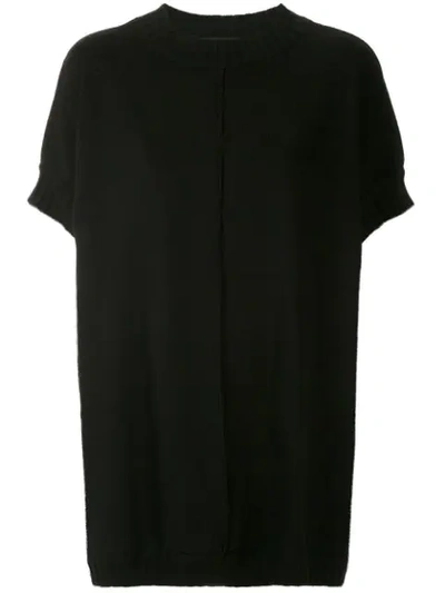 Gloria Coelho Oversized Knit Cape In Black