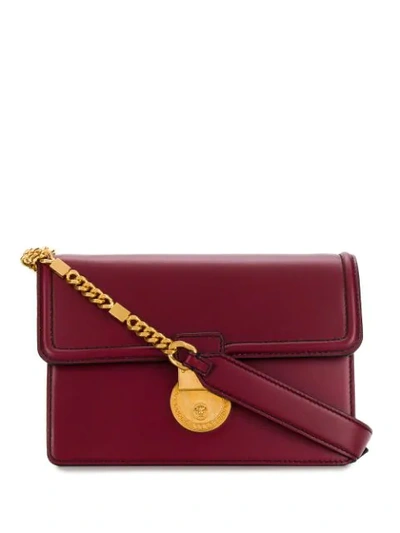 Versace V-adiona Shoulder Bag In Red