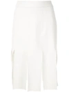 Gloria Coelho Straps Skirt In White
