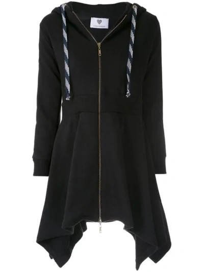 Andrea Bogosian Kleid Mit Kapuzenpullover In Black