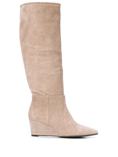 Pedro Garcia Onra Calf Boots In Brown