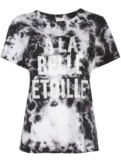 Cinq À Sept A La Belle Etoile Printed Tie-dye T-shirt In Blue