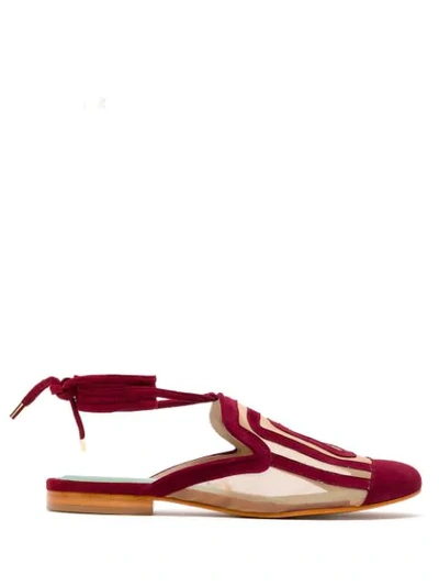 Blue Bird Shoes Rubem Panelled Sandals In Pink
