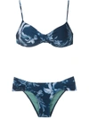 Lygia & Nanny Vitoria Printed Bikini Set In Blue