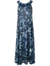 Lygia & Nanny Manati Printed Dress In Blue