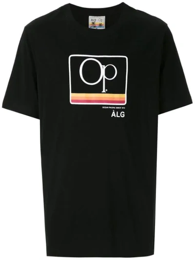 Àlg Basic Sunrise + Op T-shirt In Black