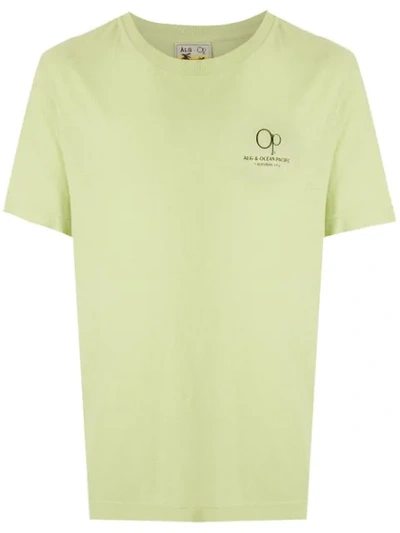 Àlg Basic California + Op T-shirt In Green