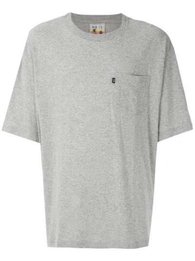 Àlg Dead Surfer + Op Oversized T-shirt In Grey