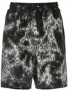 Àlg Animal Print Track Shorts In Black