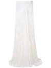 Amir Slama Lace Maxi Skirt In White