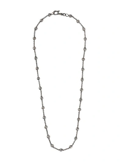 John Varvatos Chain-link Necklace In Silver