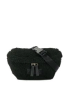 Eastpak Gürteltasche Aus Faux Shearling In Black