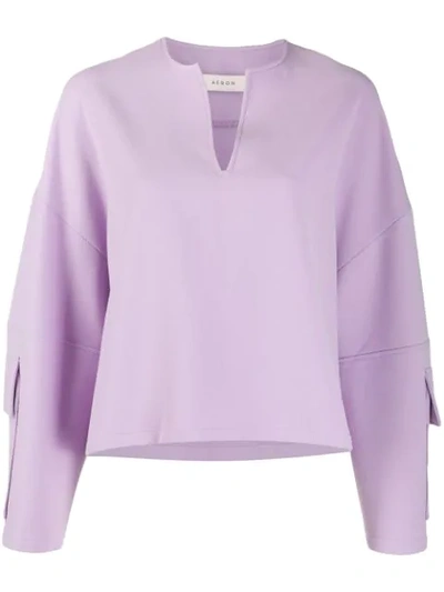 Aeron Nita Oversized Sweatshirt In Purple