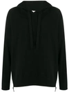 Laneus Knitted Relaxed-fit Hoodie In Black