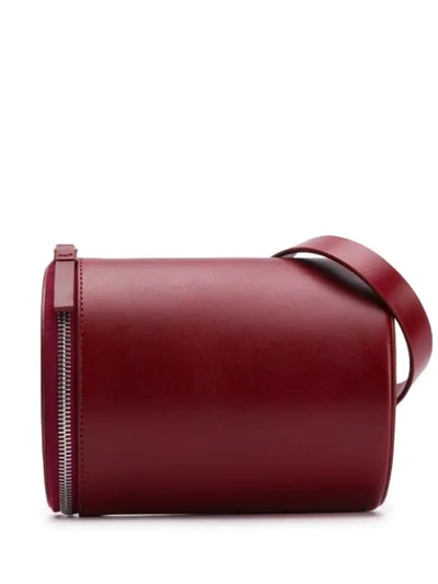 Building Block Half Cylinder Belt Bag In Red