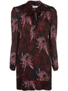 A.l.c Emery Floral Silk Mini Dress In Multi