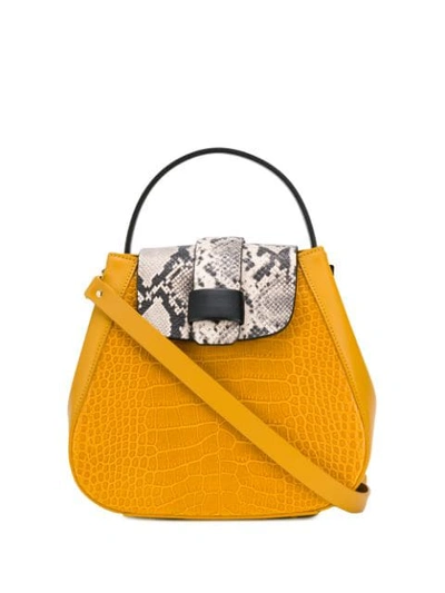 Nico Giani Snakeskin In Mustard