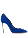 Casadei Blade Pointed Pumps In Blue