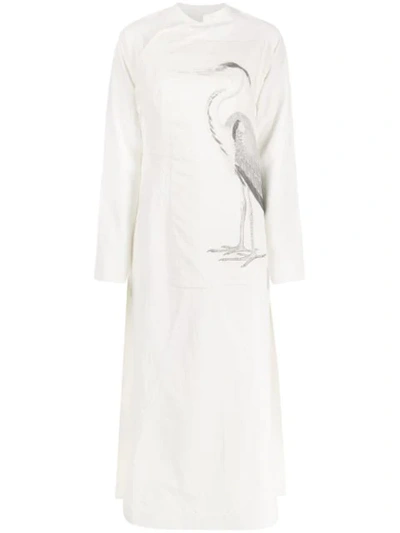 Jil Sander 'lilian' Kleid In White