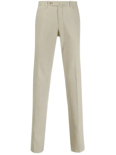 Corneliani Skinny-fit Tailored Trousers In Neutrals
