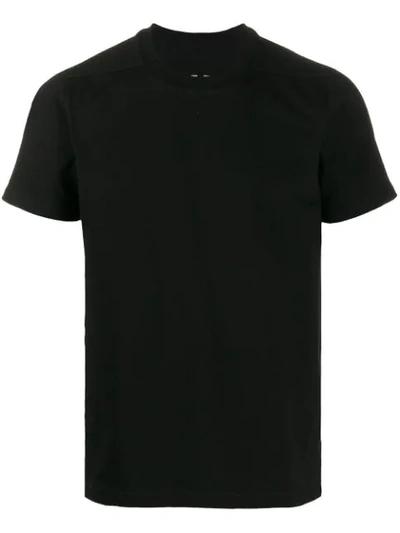 Rick Owens Signature Crew Neck T-shirt In Black
