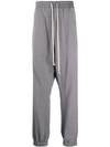 Rick Owens Dropped Crotch Sweat Pants In Blue