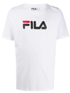 Fila Logo Print T In White