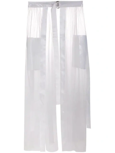 Loulou Tulle Skirt In White