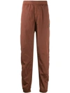 Stone Island Soft Shell Track Pants In Brown