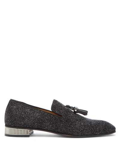 Men's Christian Louboutin Tassilo Flat Glitter Loafers Review